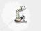 CHARMS zawieszka RYBA rybka rybcia srebro DIN