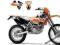 Okleina KTM EXC 400 520 525 motocombo Szczecin