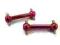 Aluminiowe półosie napędowe do TT-01 czerwone Aluminiowe półosie napędowe do TT-01 czerwone