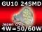 ŻARÓWKA GU10 24 SMD LED JAK 60W 21 60 80 wys.free