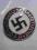 Odznaka partyjna NSDAP na agrafce KOPIA