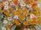ladzieja - kwiaty - olej - w bukiecie - 40x80