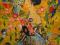 GUSTAV  KLIMT / DAMA Z WACHLARZEM 100x100 cm