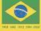 Brazylia - Flaga piłkarska - plakat 61x91,5cm
