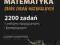 Matematyka 2200 zadań maturalnych Nowoświat Czapla