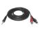 KABLE PRZEWOD KABEL 2 x RCA na JACK 3.5mm przewody