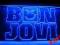 Reklama Neon BON JOVI prezenter szyld led BAR