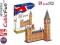 PUZZLE 3D CUBIC FUN BIG BEN DUŻY + PLAYMOBIL