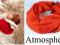 ATMOSPHERE PRIMARK SNOOD SZAL KOMIN ORANGE S1