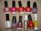 KOMPLET 11 SZTUK FIRMOWYCH LAKIERÓW