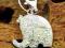 YES CHARMS Zawieszka SŁONIK CYRKONIE Verona Ag925