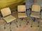 Fotel biurowy zółty  obrotowy faktura  Wrocław