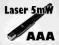 Mocny wskaźnik laserowy na baterie AAA czerwony la