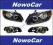 Nissan Almera 03-07 reflektor lampa Czarny L+P kpl