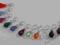 SWAROVSKI CHARMS KROPLA 12 KOLORÓW TEARDROP 11 MM