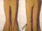 brązowe haftowane spodnie dzwony z pasem roz.158