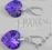 PIĘKNE KOLCZYKI SWAROVSKI DUŻE SERCA2x18mm-4KOLORY