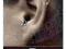 *BODYART*Kolczyk brwi,chrząstki,tragusa CAPTIVE