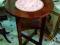 Stolik Art Deco, okolicznościowy, okrągły, mahoń
