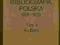 Ossolineum BIBLIOGRAFIA POLSKA 1901-1939 t.1 /A-Ba
