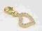 ZŁOTO WISIOREK CHARMS WZÓR SERCE p.0,585 !!!