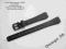 PASEK DO ZEGARKA GUMOWY 12mm CZARNY ANTYALERGICZNY