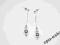 Srebrne kolczyki z trzema kulkami !!!