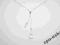 Srebrny delikatny naszyjnik z kółkami !!!