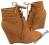 Koturny wedges brązowe ZARA rozmiar 40 camel