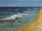 "Pusta plaża" 50x70 Wspomnienie lata...