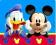 MICKEY MOUSE MYSZKA MIKI DONALD KOC KOCYK PLED *RD