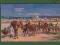 TUNIS - KARAWANA WYRUSZAJĄCA Z MIASTA - WIELBŁĄDY