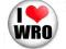 I LOVE WRO I'm not form NY [przypinka przypinki]