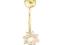 ZŁOTY KOLCZYK DO PĘPKA PIERCING E-JUBILER