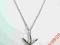 Piękny Łańcuszek Srebrny  z Zawieszką SN015