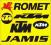 KTM ROMET JAMIS KETTLER Naklejki rowerowe na rower