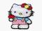 Naprasowanka -naszywka Hello Kitty45x55mm kolorowe