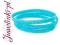 Bransoletka silikonowa silikon guma niebieska j162