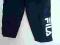 Spodnie dresowe sportowe ortalionowe FILA logo M