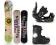 Snowboard Raven JibMaster 156cm +Wiazania +Buty