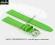 pasek do zegarka 16 mm DILOY 344.16.11  ZIELONY