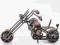 Replika motor motoru bike z metalu chopper Harley