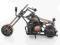 Replika motor motoru bike z metalu chopper Harley