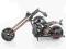 Replika motor motoru bike z metalu chopper Harley