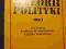 Studia z teorii polityki tom I Jabłoński Sobkowiak
