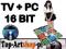 MATA TELEWIZYJNA DO TAŃCA ! SUPER 16BIT TV+PC USB