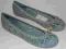 Koronkowe morskie balerinki Primark Atmosphere 40