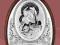 Obrazek Srebrny, M.B z Dzieciątkiem, GRAWER (h31)