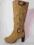 WYPRZEDAZ !! KOZAKI ocieplane  KARMELOWE camel 39