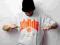 T-SHIRT PROSTO OD CHADA - WGW GRAY/ORANGE-XXL